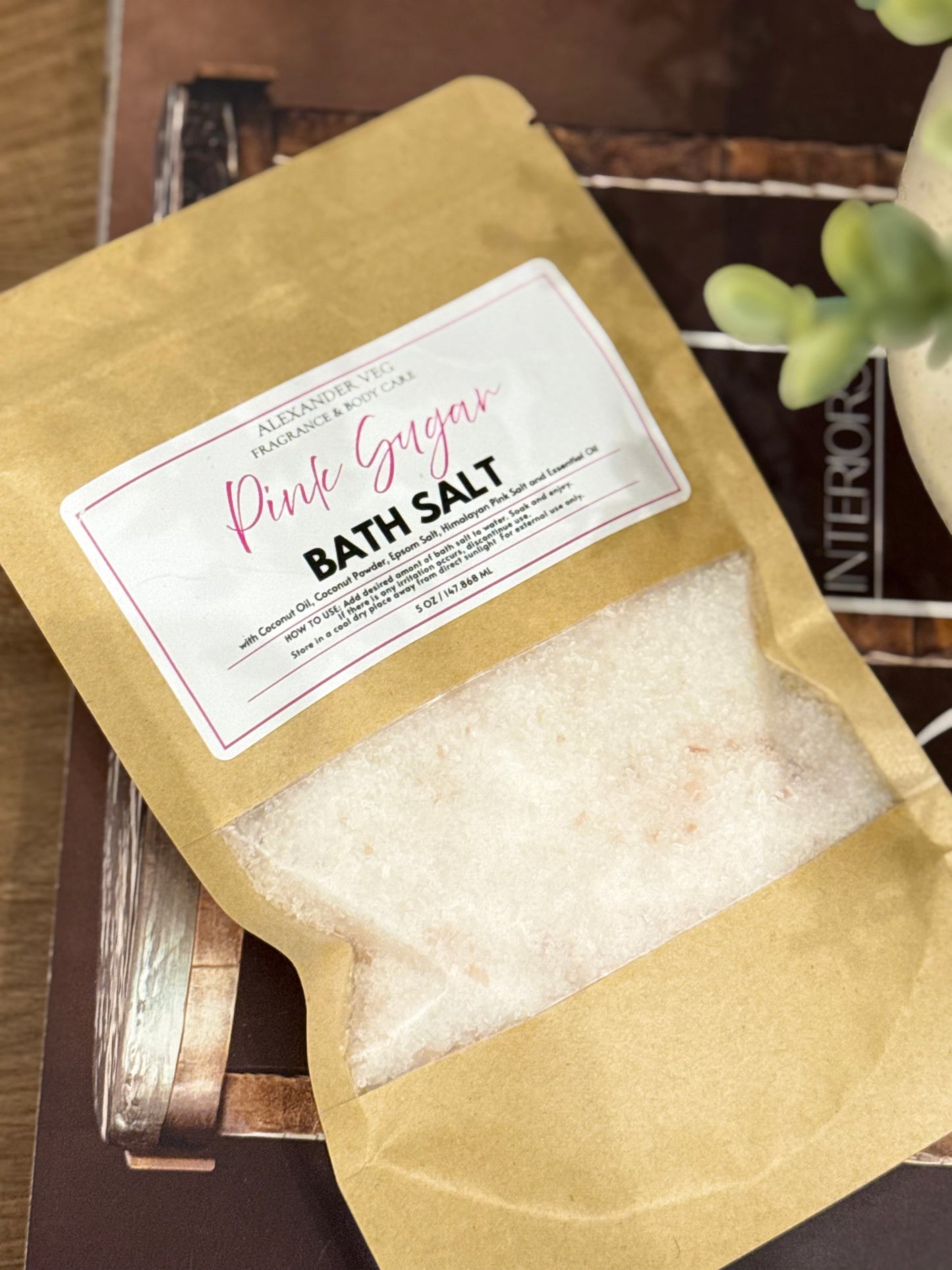 Pink Sugar Bath Salt