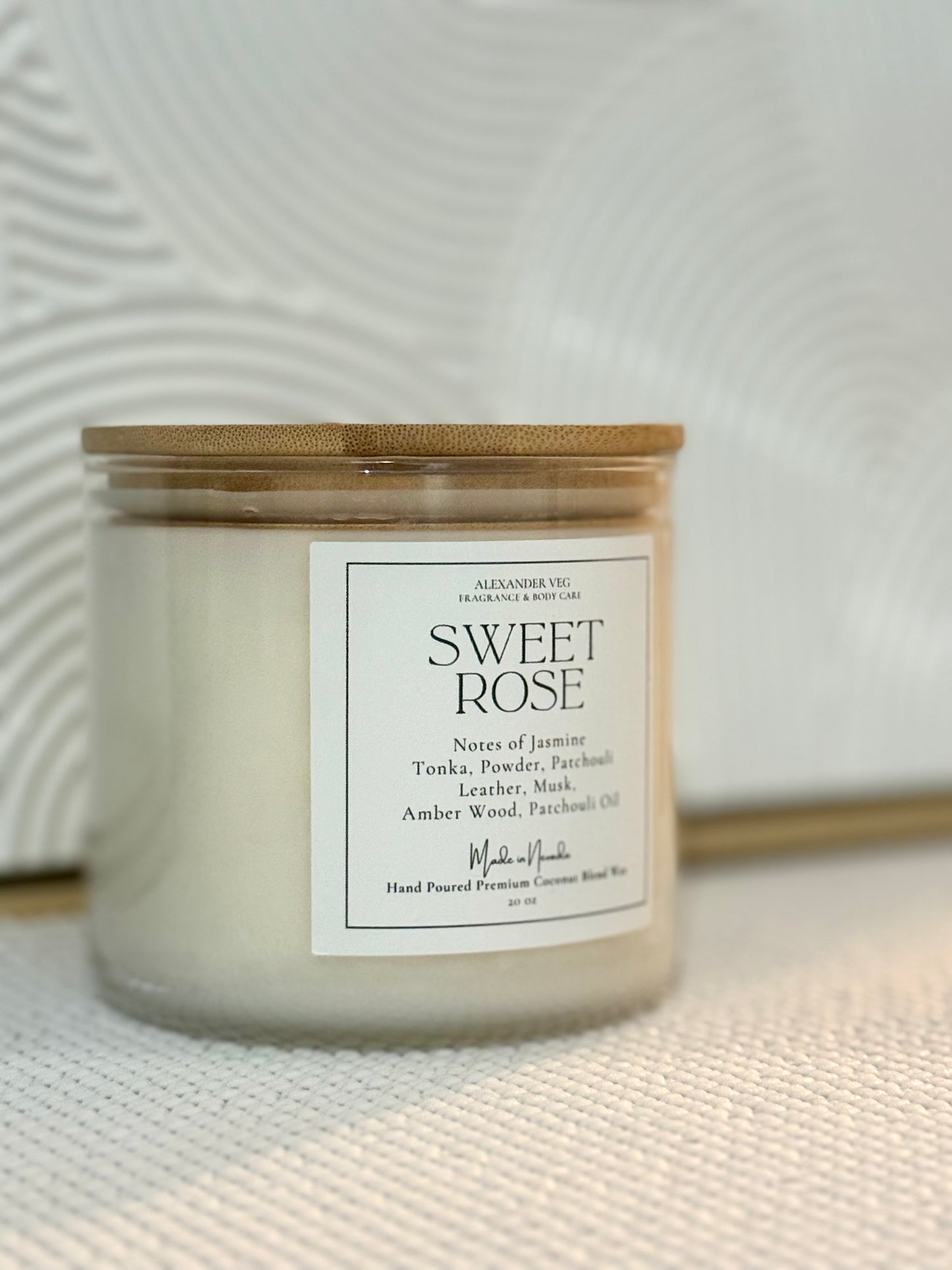 SWEET ROSE 20oz Candle