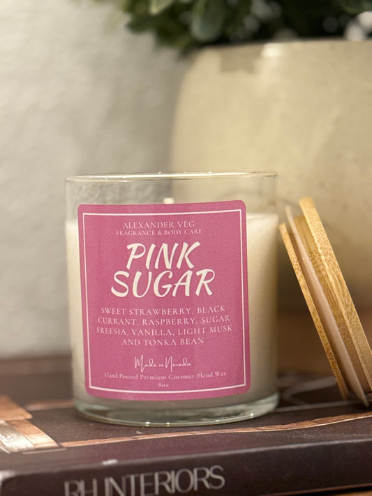 Pink Sugar Candle